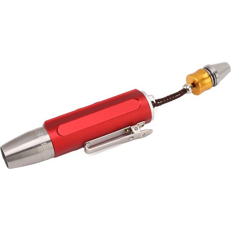 Lampe torche LED rouge pour l'identification du jade et des bijoux, avec 3 sources lumineuses à intensité variable. (1/5)