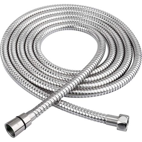 Flexible de douche de 1,5 m en acier inoxydable 304, flexible de douche extra long de remplacement (1/5)