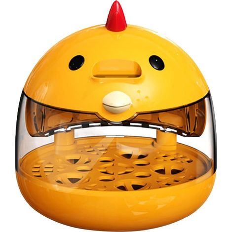 Mini Incubadora De Huevos con Control Automático De Temperatura Y Humedad, Tapa Transparente, Eclosión Multifuncional para Pollos, Patos, Palomas, Compacta Y Portátil (1/5)