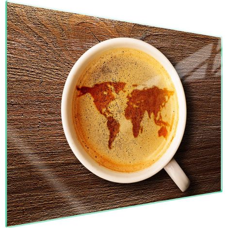 Protection de plaque de cuisson en verre 70x52 Café (1/5)