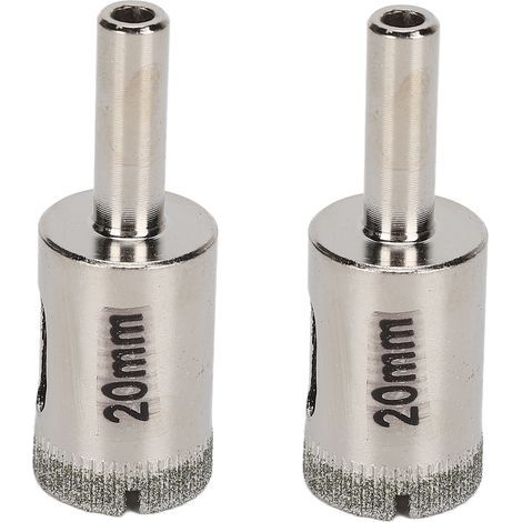 Jeu de mèches diamant 20mm - Idéal pour percer verre, marbre et carrelage céramique (1/5)