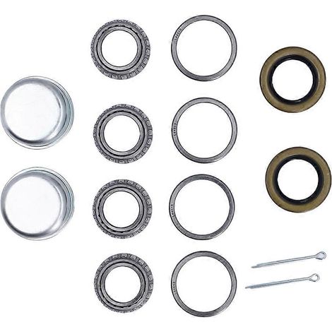 Kit de roulements d'essieu de remorque de bateau à faible bruit (2 jeux) L44649 pour essieu droit de 1-1/16 pouce. (1/5)