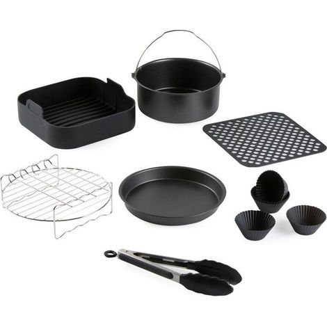 Accesorios AirFryer - DOMO - 12 piezas - Negro (1/3)