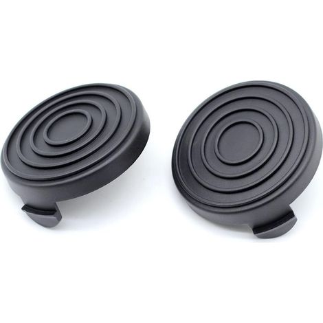 Set mit 2 Spulenkappen, kompatibel mit Gardenline GLR GLT, Einhell GC-ET 4530, Schwarz (1/3)