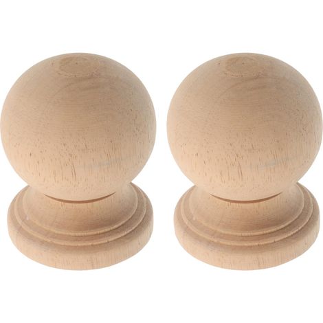 Lot De 2 Embouts Décoratifs En Bois Pour Escalier (1/5)