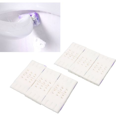 Lot de 12 recharges jetables pour brosse de toilette 3061, couleur lavande. (1/5)