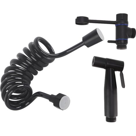 Pulvérisateur toilette portable haute pression acier inoxydable anti-fuite douchette bidet pour salle de bain (1/5)