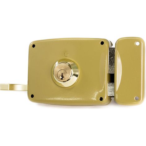 Lince 5125a serrure appliquée finition doré robuste (1/2)