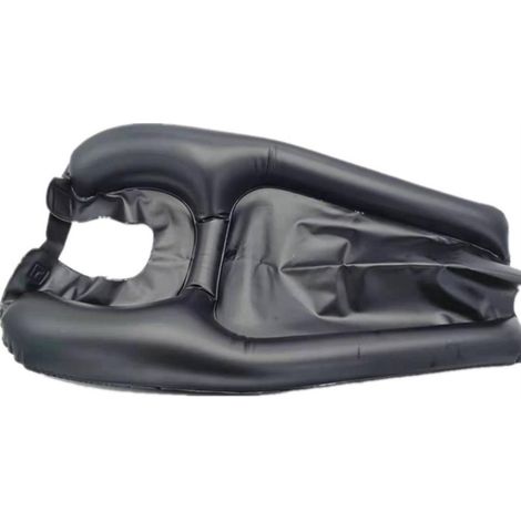 Bassine À Shampooing Gonflable - 60 X 38 X 5 Cm - Pour Lavage Des Cheveux Au Lit - Adaptée Aux Personnes Âgées Enceintes Et Alitées - 1 Pièce (1/5)