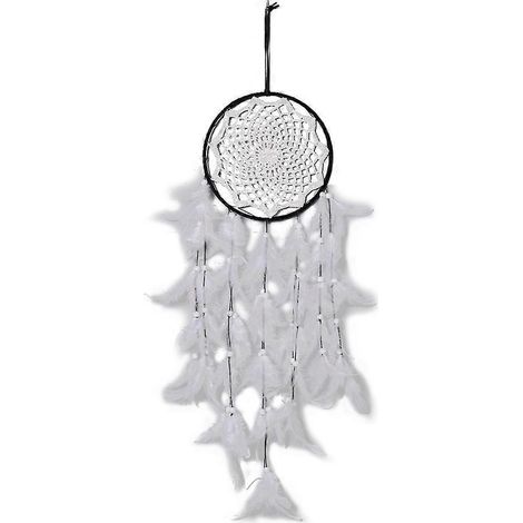 Plume Attrape-Rêves Carillon Suspendu Auto Décoration Murale Chambre Fille Maison Porte-Bonheur Artisanat (1/4)