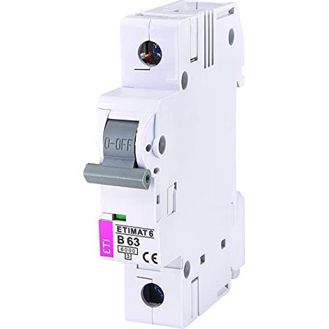 ITALWEBER 2141518 INTERRUPTEUR MAGNÉTIQUE COURBE C 25 A 6 KA 1 PÔLE ETI 002141518