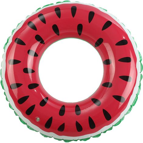 Bouées gonflables Topfunyy en forme de pastèque, pour adultes, 90 cm (35,5 pouces). (1/5)