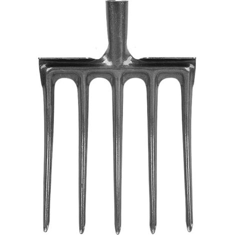 Fourche à bêcher de jardin,Acier à haute teneur en carbone Résistance élevée Prévention de la corrosion Anti-casse,5 dents (1/5)