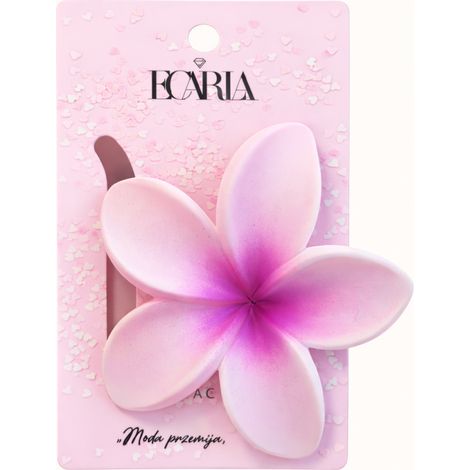 Fermaglio per capelli XL con fiore sfumato rosa opaco 7,5 x 7,5 cm SP382 (1/2)
