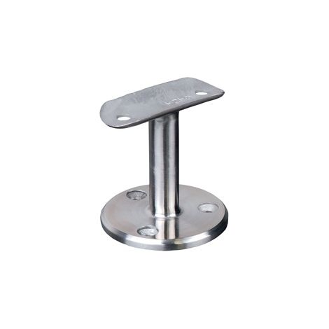 [QUALITE FRANCAISE] - Support mural de main courante droit pour tube Ø48,3mm - Longueur 60mm - À visser - Inox 304