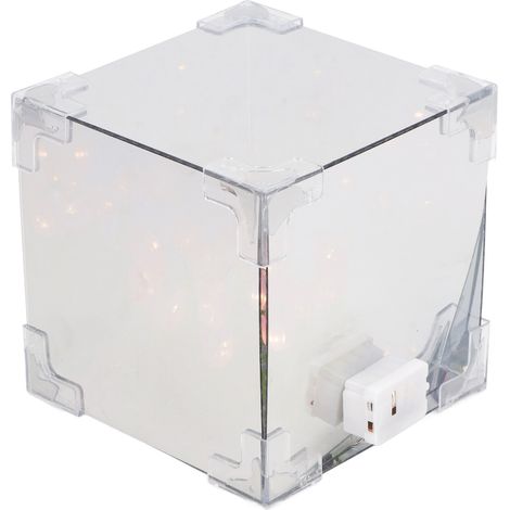 Lampe miroir cube tulipe 2 en 1, veilleuse LED décorative, faite main, à monter soi-même, cadeau d'anniversaire pour une amie, Roseate (1/5)