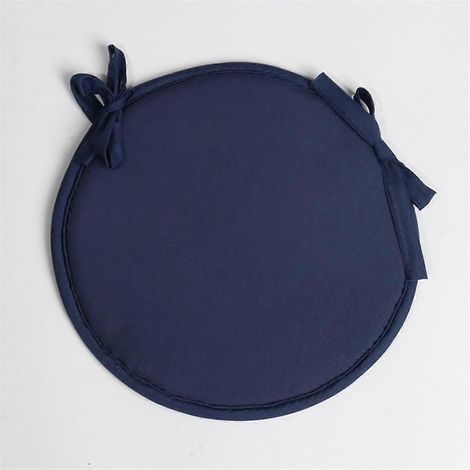 Lot de 2 coussins de chaise ronds imperméables pour jardin, café ou boutique B-- (1/5)
