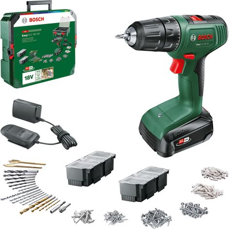 Perceuse-Visseuse Sans Fil - Easydrill 18V-40 (Visser Ou Percer Dans Le Bois, Métal Et Plastique 241 Accessoires 1 Bat 18V 1.5 Ah Avec 1 Systembox) (1/5)
