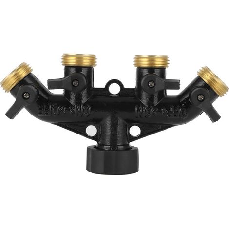 Adaptateur de robinet répartiteur d'eau à 4 voies pour l'agriculture (1/5)