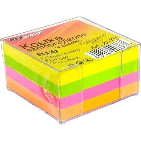 Cubo autoadhesivo ZI-70 76 mm x 76 mm 400K