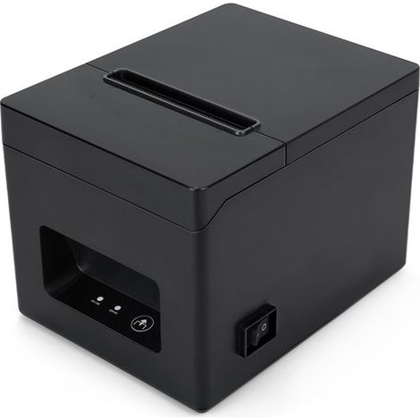 Impresora de recibos USB de 80 mm - Función de corte automático - Negra (1/5)