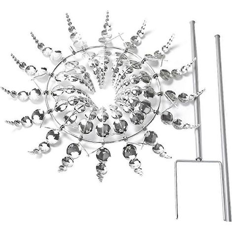 Girouettes d'extérieur, girouettes de jardin en métal de 30 cm, sculptures éoliennes pour la décoration de jardin (1/5)