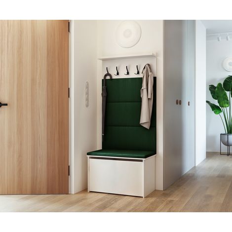 Schuhschrank mit Sitz und Kleiderbügel ANDY