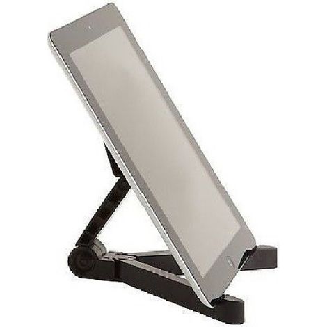 Trade Shop - Apoyo De Tavolo Base De Appogio Rigida Stand Pieghevole For Tablet Smartphon -