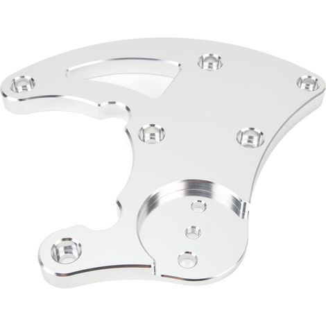 Support de compresseur de climatisation à montage haut, kit de remplacement pour compresseur de climatisation haute stabilité pour camions Chevy LS, LS1, LS2, LS3, LS6 Vortec, couleur argent LQ (1/5)