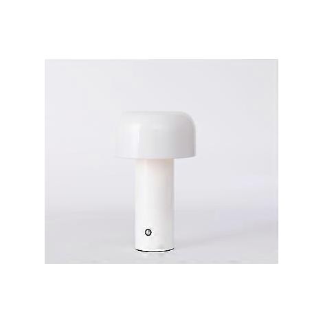 SZTXJ Tragbare, kabellose, wiederaufladbare USB-Schreibtischlampe mit Touch-Funktion (Weiß)