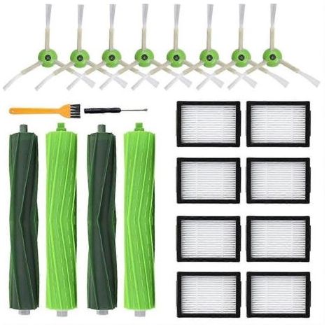 Brosses et filtres pour aspirateurs iRobot Roomba I7, I7+, I3, I3+, I4, I4+, I6, I6+, I8, I8+, E5, E6, E7 et J7+ (1/5)