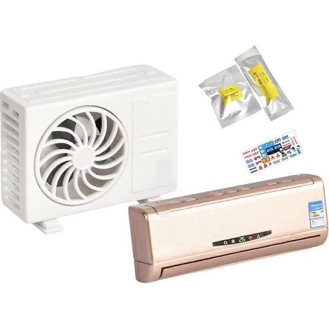 Mini climatiseur, modèle aromathérapie, diffuseur de parfum pour voiture, décoration intérieure, parfum longue durée, ornements C (1/5)