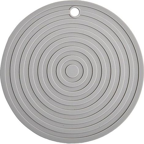 Tapis rond en silicone étanche et antidérapant pour gamelle chien et chat (1/5)