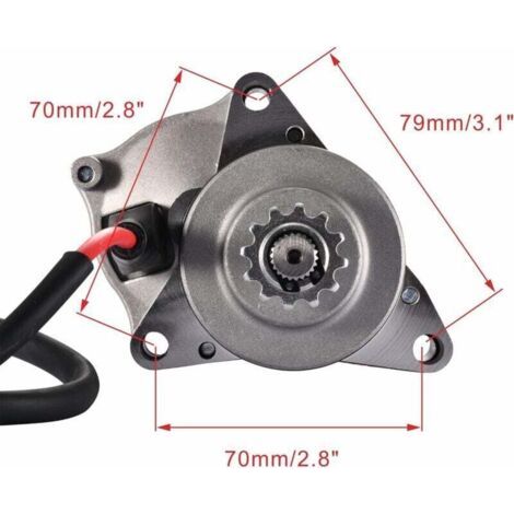 NALOOKAMIC Démarreur électrique Remplacement pour 50cc 70cc 90cc 110cc 125cc TaoTao Jetmoto Roketa Sunl Coolseter ATV Quad Dirt Bike Go Kart (1/3)