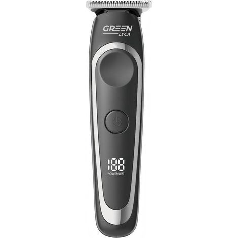 Tondeuse à cheveux LYCA GL69961 Gris argenté (verte) avec écran LED, batterie 1200 mAh, autonomie de 120 minutes
