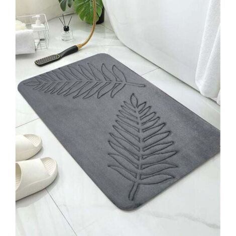 apis de Bain en Mousse à Mémoire de Forme,Tapis Salle de Bain Épaissi Tapis Sortie de Douche Absorbant,Mousse à Mémoire Forme Doux et Confortable