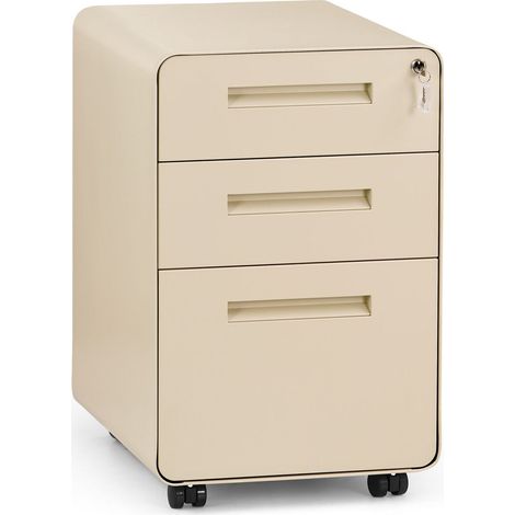 Rollcontainer COLOR PLUS I Metall beige hjh OFFICE (1/5)