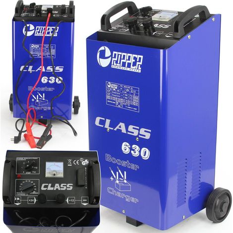 CLASS 630 12/24 V Ladegerät & Starthilfe Max. Ladestrom (70A / 12V), (90A / 24V)  Robustes Auto‑Batterieladegerät mit Fast Charge