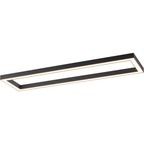 Plafonnier rectangulaire Pure Lines Square anthracite - 6023-13