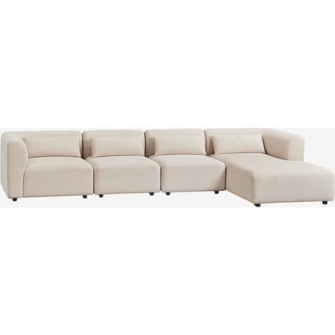 Sofá modular chaise longue derecho de 4 piezas Fogler SKLUM       