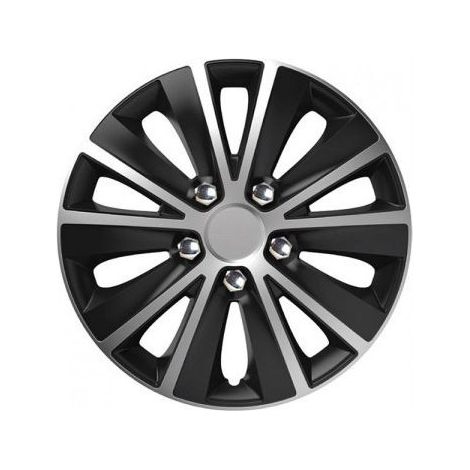 Radkappen Versaco Rapide NC Silber/Schwarz - 13"