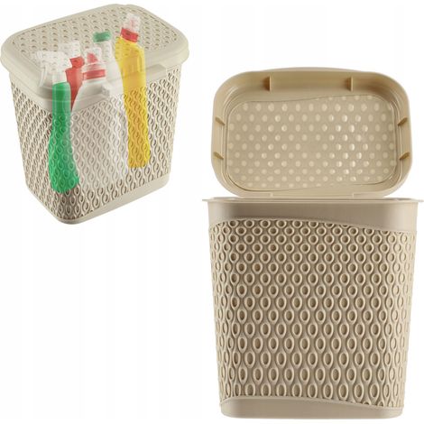 Contenitore per capsule KADAX per bucato, contenitore per detersivo da 6 litri, beige (1/5)