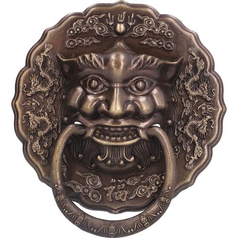 Poignée de pistolet de porte noire, accessoires de quincaillerie de porte à Double porte en laiton (1/5)