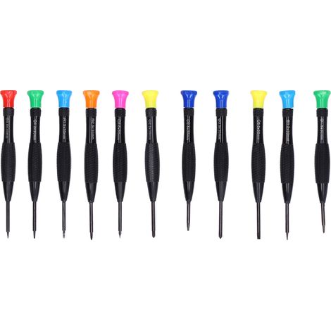 Kit de 11 tournevis, outil de réparation magnétique de précision multi-tailles pour téléphones portables et lunettes (1/5)