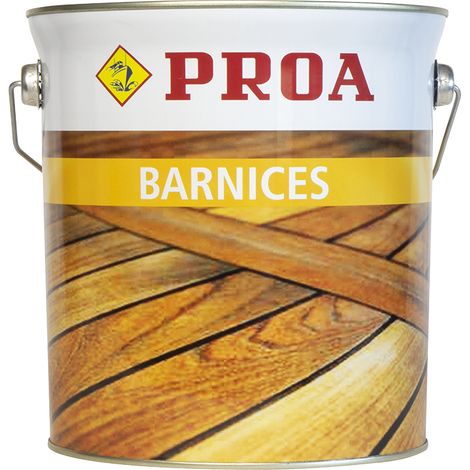 BARNIZ BRILLANTE AGUA INTERIOR, Transparente 4lts