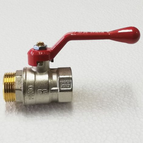 Valvole mistral maschio/femmina iso228 con leva alluminio tiemme 2360023 (1/2)