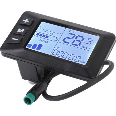 Panneau de commande LCD pour vélo électrique, compteur de vitesse, écran LCD pour scooter électrique avec connecteur 5 broches pour modification (1/5)