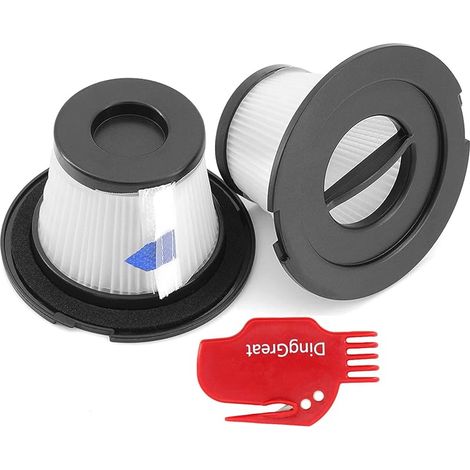 Lot de 2 filtres de rechange pour aspirateur à Main Dibea T6 C17 T1 (1/5)
