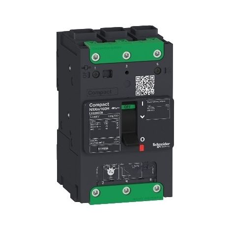 Schneider LV426209 Compact NSXm - Leitungsschutzschalter - 25KA - TM160D - 3P3d - Everlink