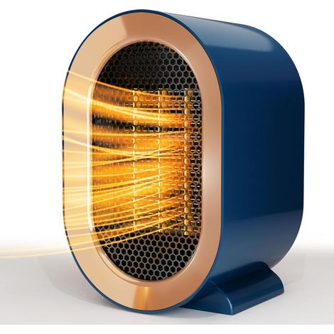 Radiateur Soufflant Salle de Bain Mini Chauffage d appoint Chauffage Soufflant Ceramique Portable Silencieux Electrique Radiateurs électriques Mobiles pour la Maison et Petit Bureau 1200W (1/5)